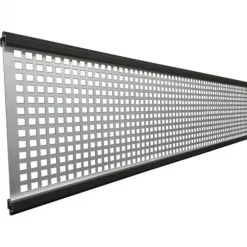 Deco lamel aluminium rooster Modular systeem met antraciet frame (180 x 21 cm)