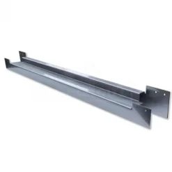 Dorpel plaatdeur dubbel XL - RVS - 83 x 80 x 2539 mm