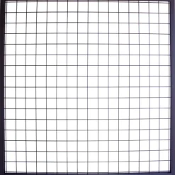 Draadscherm Bari antraciet composiet kader met zwart draad (180 x 180 cm)