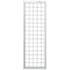 Draadscherm Forte aluminium kader met zwart draad (60 x 180 cm)