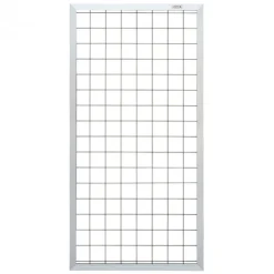 Draadscherm Forte aluminium kader met zwart draad (90 x 180 cm)