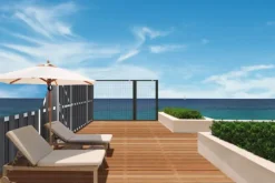 Draadscherm Forte composiet kader antraciet met zwart draad (90 x 180 cm)