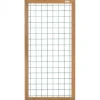 Draadscherm verzinkt met hardhout angelyn kader (90 x 180 cm)