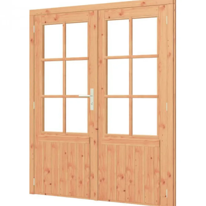 Dubbele deur met kozijn - 780 x 1930 mm