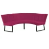 Eetkamerbank - Amsterdam - stof Element fuchsia 19 - geschikt voor tafel 130 cm