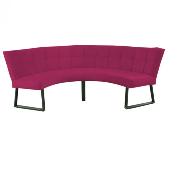 Eetkamerbank - Amsterdam - stof Element fuchsia 19 - geschikt voor tafel 130 cm