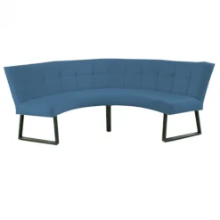 Eetkamerbank - Amsterdam - stof Element azure 21 - geschikt voor tafel 150 cm