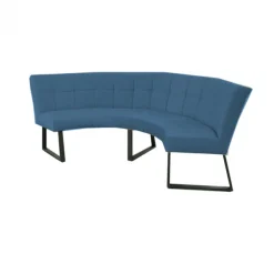 Eetkamerbank - Amsterdam - stof Element azure 21 - geschikt voor tafel 150 cm