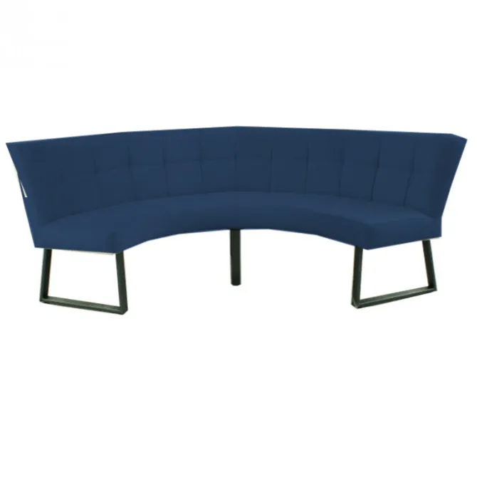 Eetkamerbank - Amsterdam - stof Element blauw 13 - geschikt voor tafel 130 cm