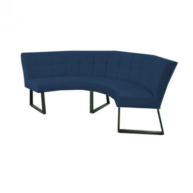 Eetkamerbank - Amsterdam - stof Element blauw 13 - geschikt voor tafel 130 cm