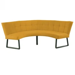 Eetkamerbank - Amsterdam - stof Element goud 08 - geschikt voor tafel 130 cm