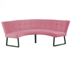 Eetkamerbank - Amsterdam - stof Element roze 10 - geschikt voor tafel 130 cm