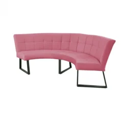 Eetkamerbank - Amsterdam - stof Element roze 10 - geschikt voor tafel 130 cm