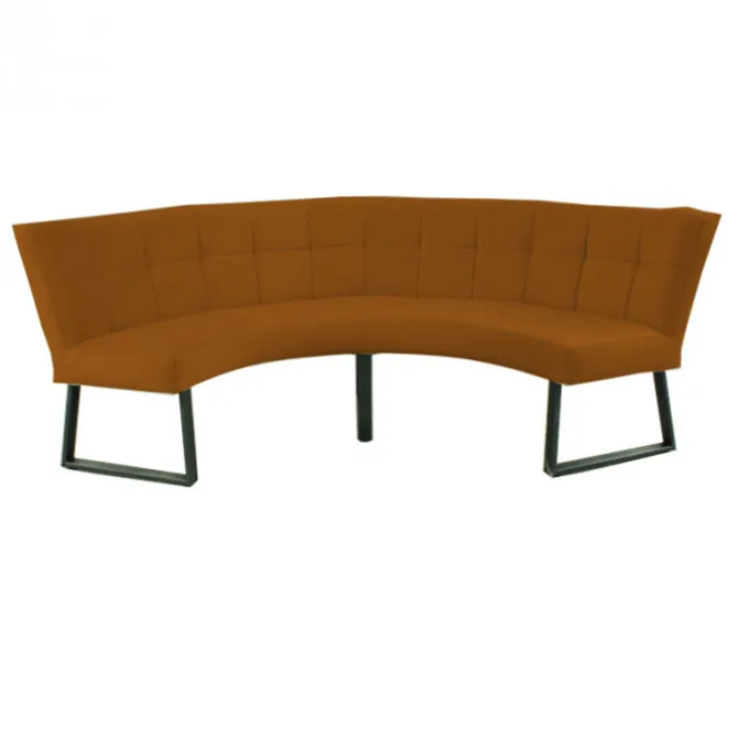 Eetkamerbank - Amsterdam - stof Element bruin 07 - geschikt voor tafel 130 cm