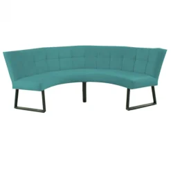 Eetkamerbank - Amsterdam - stof Element turquoise 15 - geschikt voor tafel 130 cm