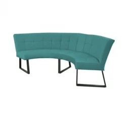 Eetkamerbank - Amsterdam - stof Element turquoise 15 - geschikt voor tafel 130 cm