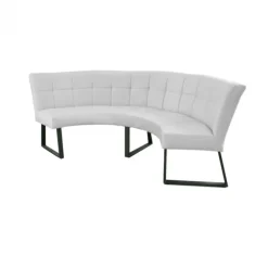 Eetkamerbank - Amsterdam - stof Element steengrijs 24 - geschikt voor tafel 130 cm