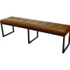 Eetkamerbank - Atlanta - leer Colorado cognac 03 - 200 cm