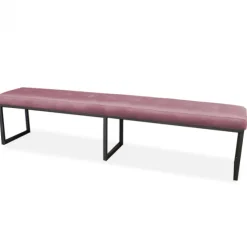 Eetkamerbank - Atlanta - stof Element roze 10 - 160 cm
