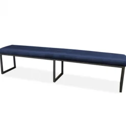 Eetkamerbank - Atlanta - stof Element blauw 13 - 200 cm