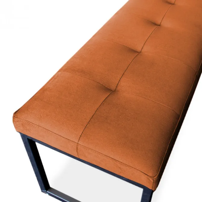 Eetkamerbank - Atlanta - stof Element koper 09 - 200 cm