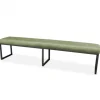 Eetkamerbank - Atlanta - stof Element lichtgroen 11 - 160 cm