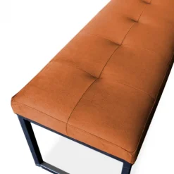 Eetkamerbank - Atlanta - stof Element koper 09 - 160 cm