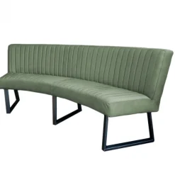 Eetkamerbank - Hengelo - stof Element lichtgroen 11 - geschikt voor ovale tafel 200 cm