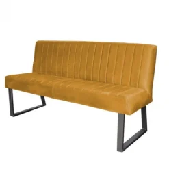 Eetkamerbank - Hengelo - stof Element goud 08 - 140 cm