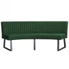 Eetkamerbank - Hengelo - stof Element groen 12 - geschikt voor ovale tafel 240 cm