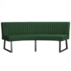 Eetkamerbank - Hengelo - stof Element groen 12 - geschikt voor ovale tafel 240 cm