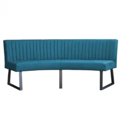 Eetkamerbank - Hengelo - stof Element azure 21 - geschikt voor ovale tafel 200 cm