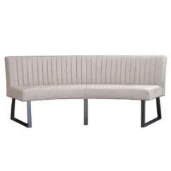 Eetkamerbank - Hengelo - stof Element zand 17 - geschikt voor ovale tafel 240 cm