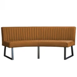 Eetkamerbank - Hengelo - stof Element bruin 07 - geschikt voor ovale tafel 200 cm