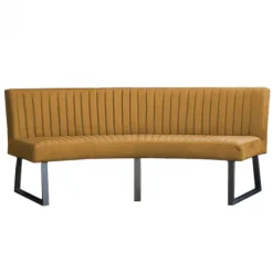 Eetkamerbank - Hengelo - stof Element goud 08 - geschikt voor ovale tafel 240 cm