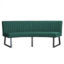 Eetkamerbank - Hengelo - stof Element bosgroen 20 - geschikt voor ovale tafel 240 cm