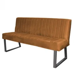 Eetkamerbank - Hengelo - stof Element bruin 07 - 140 cm