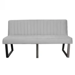 Eetkamerbank - Hengelo - stof Element steengrijs 24 - 240 cm