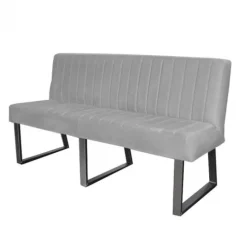Eetkamerbank - Hengelo - stof Element steengrijs 24 - 240 cm