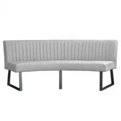 Eetkamerbank - Hengelo - stof Element steengrijs 24 - geschikt voor ovale tafel 240 cm