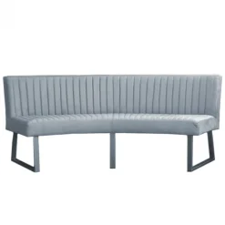 Eetkamerbank - Hengelo - stof Element lichtblauw 16 - geschikt voor ovale tafel 200 cm