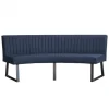 Eetkamerbank - Hengelo - stof Element blauw 13 - geschikt voor ovale tafel 240 cm