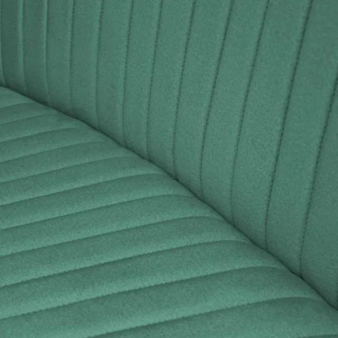 Eetkamerbank - Hengelo - stof Element turquoise 15 - geschikt voor ovale tafel 240 cm