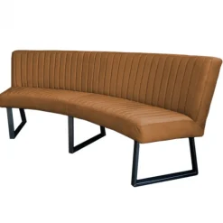 Eetkamerbank - Hengelo - stof Element bruin 07 - geschikt voor ovale tafel 240 cm