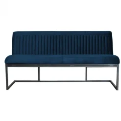 Eetkamerbank - Lara - stof Element blauw 13 - 140 cm
