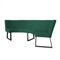 Eetkamerbank - Rotterdam - stof Element bosgroen 20 - geschikt voor tafel 150 cm