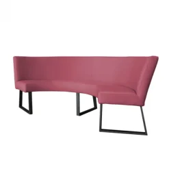 Eetkamerbank - Rotterdam - stof Element roze 10 - geschikt voor tafel 150 cm