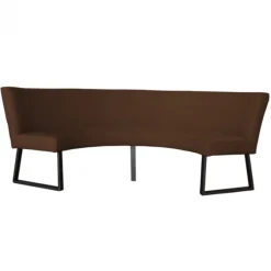 Eetkamerbank - Rotterdam - stof Element donkerbruin 25 - geschikt voor tafel 150 cm