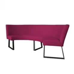 Eetkamerbank - Rotterdam - stof Element fuchsia 19 - geschikt voor tafel 130 cm
