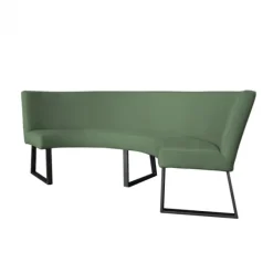 Eetkamerbank - Rotterdam - stof Element lichtgroen 11 - geschikt voor tafel 130 cm